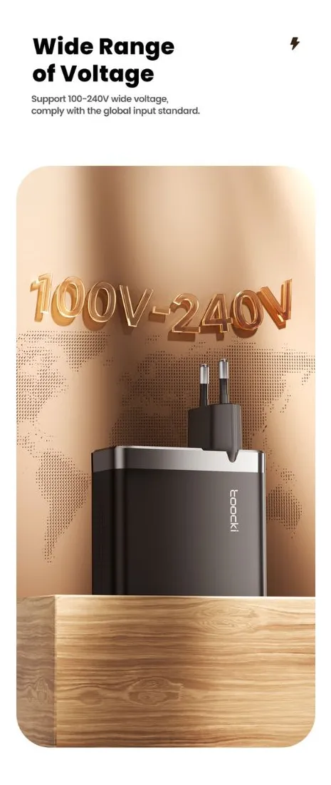 Cargador GaN Toocki 100W