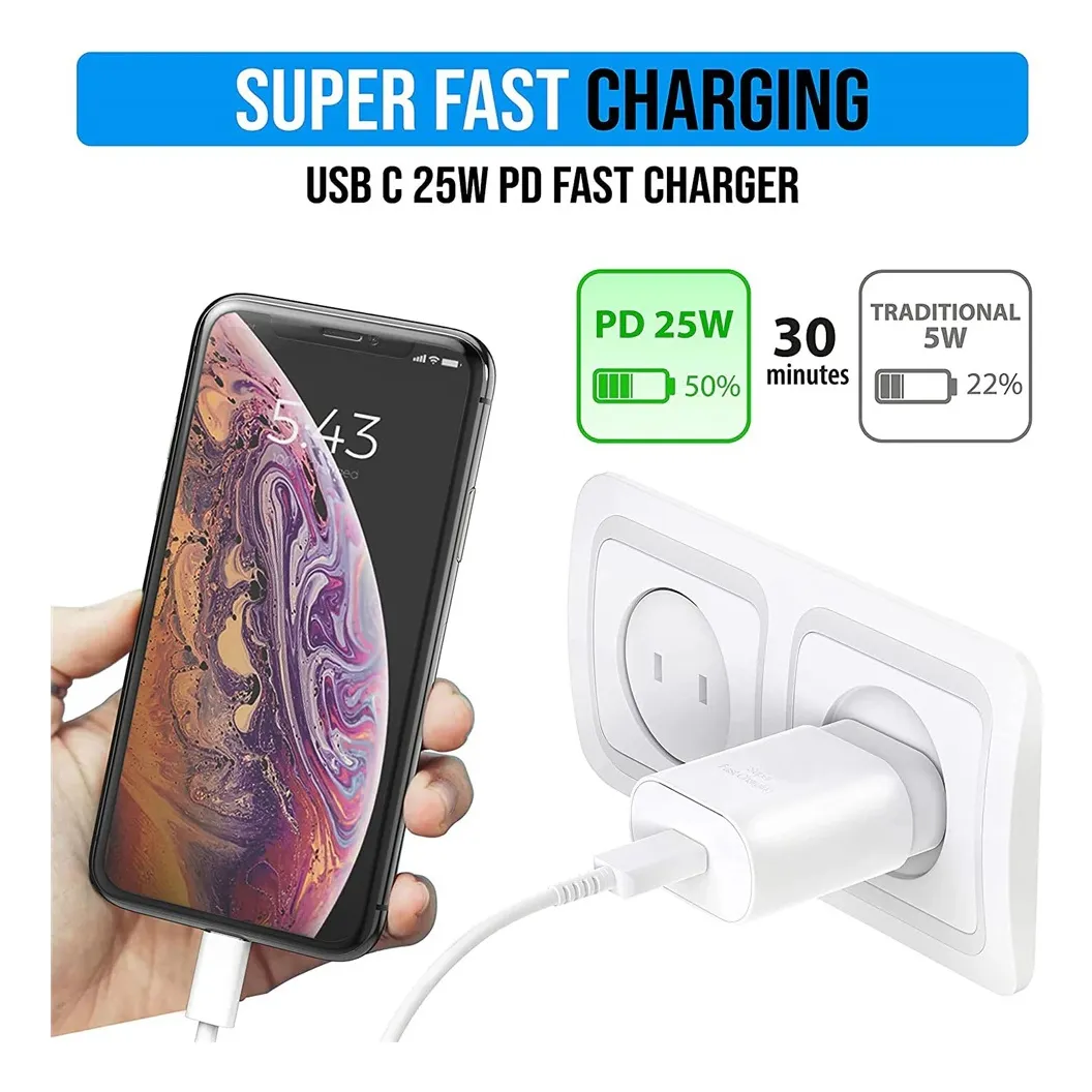Cargador Samsung 25W Super Fast